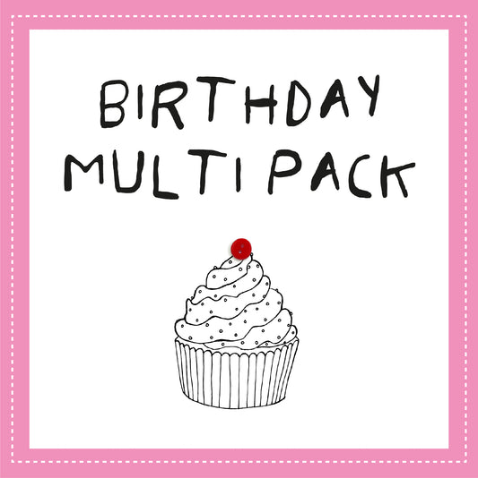 BIRTHDAY MULTI PACK OF 6